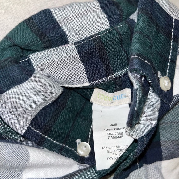 Crewcuts plaid button down shirt - Picture 3 of 4